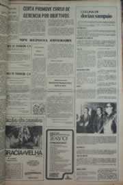 Página do jornal Correio do Ceará de fevereiro de 1976