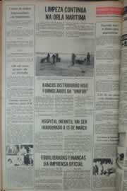 Página do jornal Correio do Ceará de fevereiro de 1976