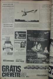 Página do jornal Correio do Ceará de fevereiro de 1976