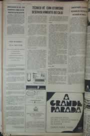 Página do jornal Correio do Ceará de fevereiro de 1976