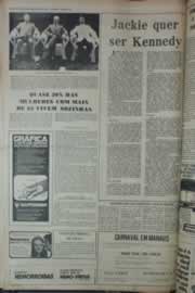 Página do jornal Correio do Ceará de fevereiro de 1976