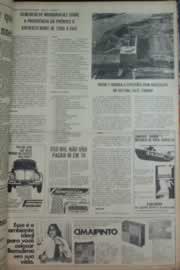 Página do jornal Correio do Ceará de fevereiro de 1976