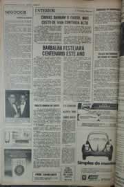 Página do jornal Correio do Ceará de fevereiro de 1976