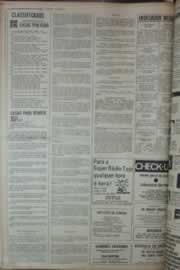 Página do jornal Correio do Ceará de fevereiro de 1976