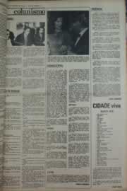 Página do jornal Correio do Ceará de fevereiro de 1976