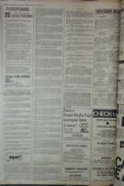Página do jornal Correio do Ceará de fevereiro de 1976