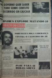 Página do jornal Correio do Ceará de fevereiro de 1976