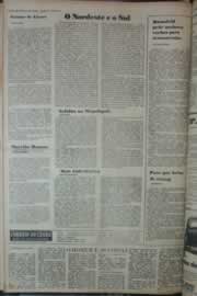 Página do jornal Correio do Ceará de fevereiro de 1976
