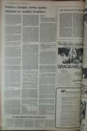 Página do jornal Correio do Ceará de fevereiro de 1976