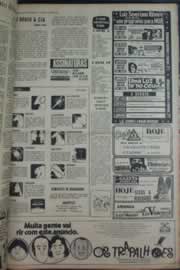 Página do jornal Correio do Ceará de fevereiro de 1976
