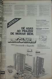 Página do jornal Correio do Ceará de fevereiro de 1976