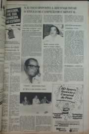 Página do jornal Correio do Ceará de fevereiro de 1976