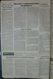 Página do jornal Correio do Ceará de março de 1976