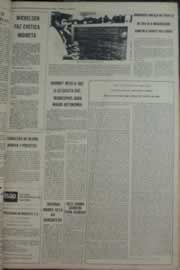 Página do jornal Correio do Ceará de março de 1976