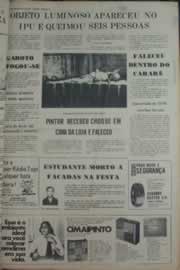 Página do jornal Correio do Ceará de março de 1976