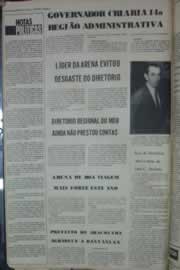 Página do jornal Correio do Ceará de março de 1976