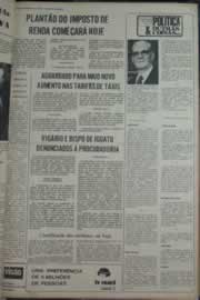 Página do jornal Correio do Ceará de março de 1976