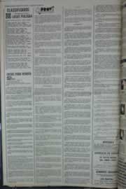 Página do jornal Correio do Ceará de março de 1976