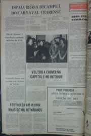 Página do jornal Correio do Ceará de março de 1976