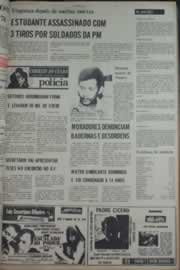 Página do jornal Correio do Ceará de março de 1976