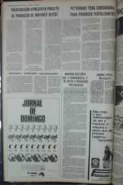 Página do jornal Correio do Ceará de março de 1976