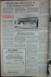 Página do jornal Correio do Ceará de março de 1976