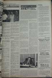 Página do jornal Correio do Ceará de março de 1976