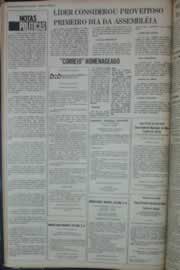 Página do jornal Correio do Ceará de março de 1976