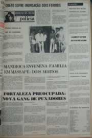 Página do jornal Correio do Ceará de março de 1976