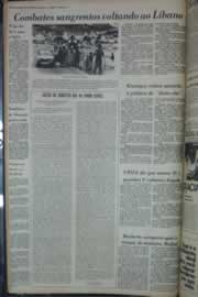 Página do jornal Correio do Ceará de março de 1976