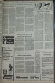 Página do jornal Correio do Ceará de março de 1976