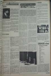 Página do jornal Correio do Ceará de março de 1976