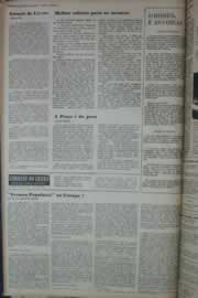 Página do jornal Correio do Ceará de março de 1976