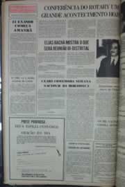 Página do jornal Correio do Ceará de março de 1976