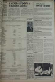 Página do jornal Correio do Ceará de março de 1976