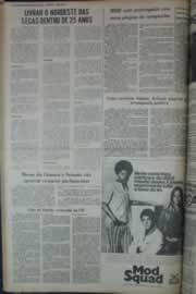 Página do jornal Correio do Ceará de março de 1976