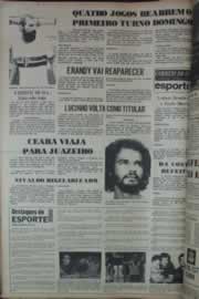 Página do jornal Correio do Ceará de março de 1976