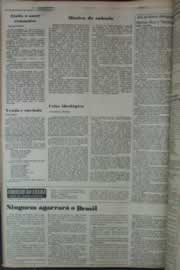 Página do jornal Correio do Ceará de março de 1976