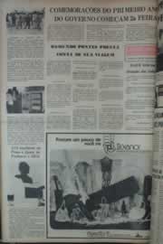 Página do jornal Correio do Ceará de março de 1976