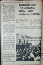 Página do jornal Correio do Ceará de março de 1976