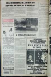 Página do jornal Correio do Ceará de março de 1976