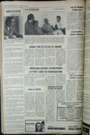 Página do jornal Correio do Ceará de março de 1976
