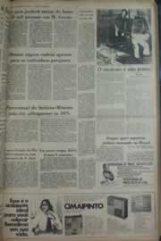Página do jornal Correio do Ceará de março de 1976