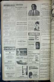 Página do jornal Correio do Ceará de março de 1976