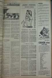 Página do jornal Correio do Ceará de março de 1976