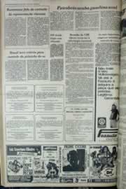 Página do jornal Correio do Ceará de março de 1976