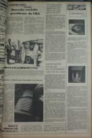 Página do jornal Correio do Ceará de março de 1976