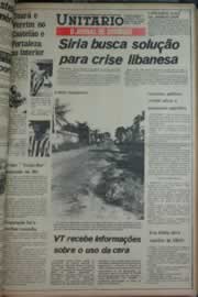 Página do jornal Correio do Ceará de março de 1976