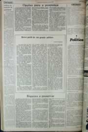 Página do jornal Correio do Ceará de março de 1976