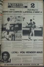 Página do jornal Correio do Ceará de março de 1976